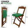 45 conjunto mesa dobravel 70x70 imbuia c 4 cadeiras estofadas fpf azul