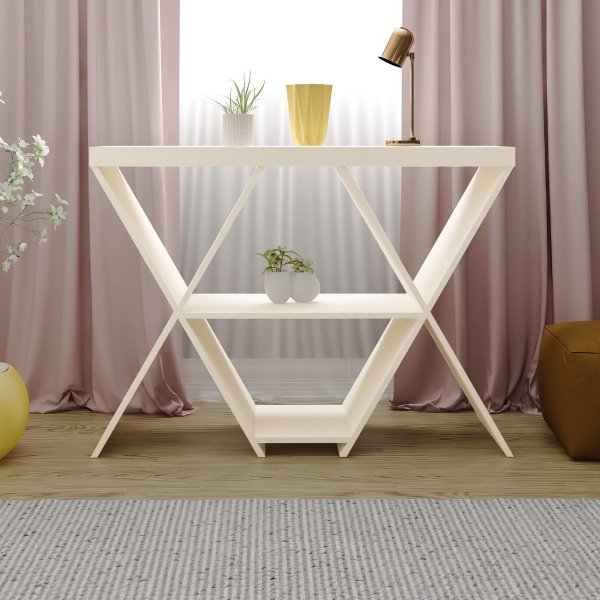 25 aparador decorativo estrela com nichos