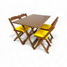 03 conjunto mesa dobravel mdf 120x70 imbuia c 4 cadeiras estofadas fpf