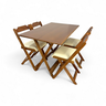 15 conjunto mesa dobravel mdf 120x70 imbuia c 4 cadeiras estofadas fpf