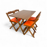21 conjunto mesa dobravel mdf 120x70 imbuia c 4 cadeiras estofadas fpf