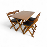 27 conjunto mesa dobravel mdf 120x70 imbuia c 4 cadeiras estofadas fpf