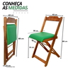 32 conjunto mesa dobravel mdf 120x70 imbuia c 4 cadeiras estofadas fpf
