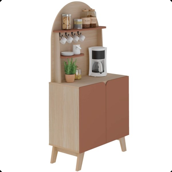 27 cantinho do cafe viena com 2 portas e suporte