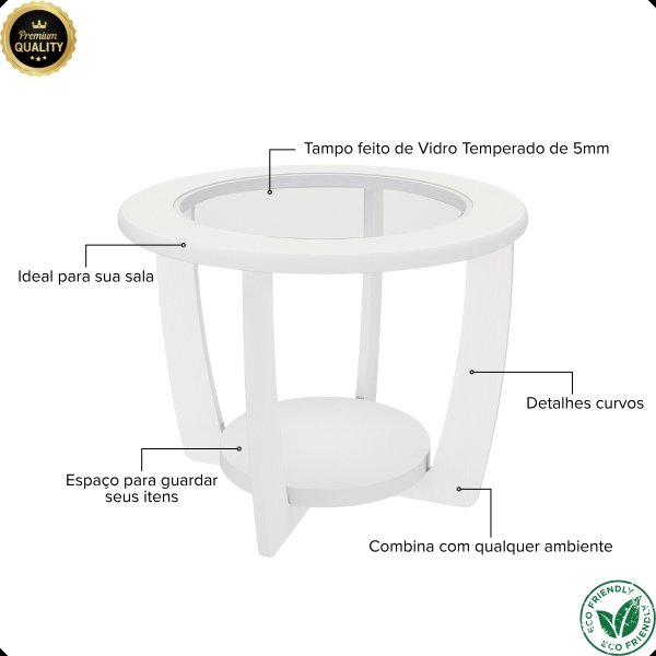 11 sala de estar nature com mesa de centro e aparador