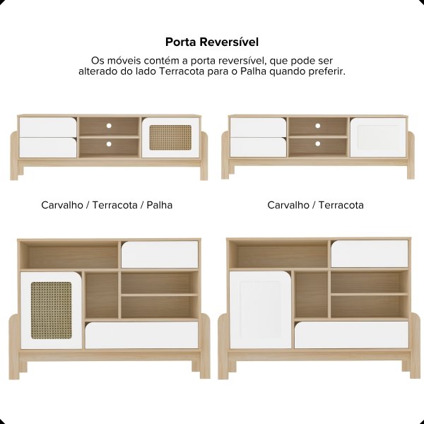 12 sala de estar nature com mesa de centro e aparador