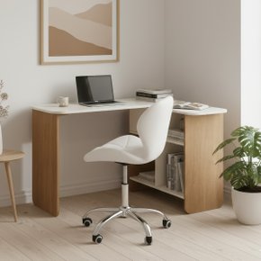 01 kit home office nomad 360 escrivaninha rotativa com cadeira vegas giratoria