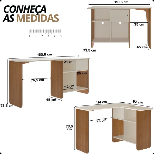 31 kit home office nomad 360 escrivaninha rotativa com cadeira vegas giratoria