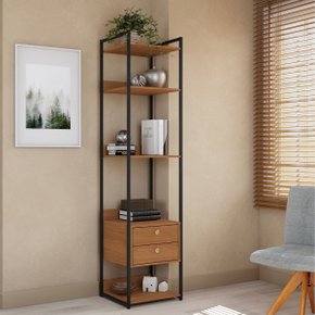 08 armario multiuso estante organizadora 2 prateleiras 3 gavetas