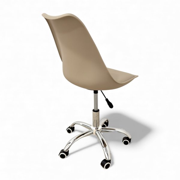 32 cadeira secretaria com base giratoria estofada icaro preto