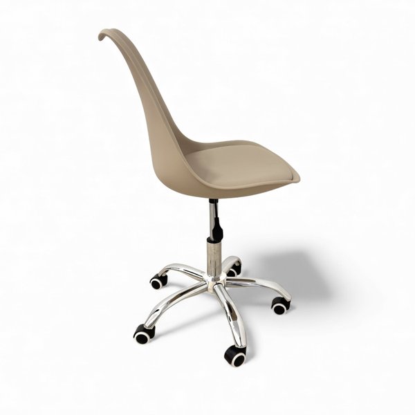 33 cadeira secretaria com base giratoria estofada icaro preto