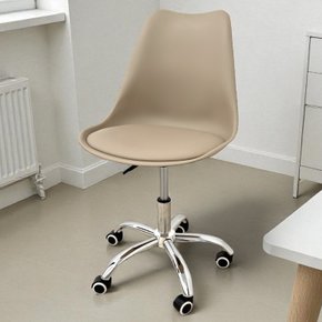 01 cadeira secretaria com base giratoria estofada icaro nude