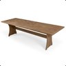 06 kit conjunto mesa rustica com 2 bancos franca 2m