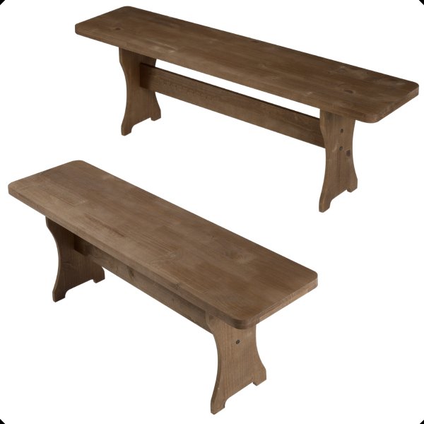 05 kit conjunto mesa rustica com 2 bancos franca 1 20m