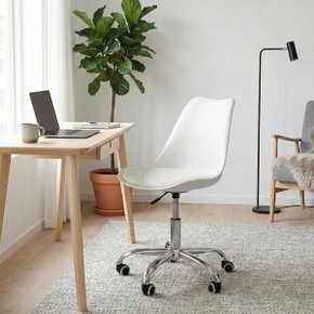 43 cadeira secretaria com base giratoria estofada icaro