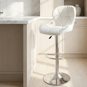 09 banqueta slim giratoria com regulagem altura vegas branco