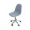 07 cadeira para escritorio estofada com base giratoria botone nude