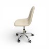 17 cadeira para escritorio estofada com base giratoria botone nude