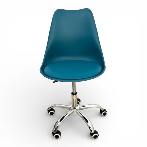 71 cadeira secretaria com base giratoria estofada icaro