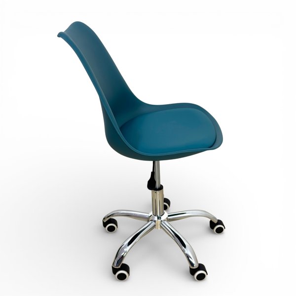 73 cadeira secretaria com base giratoria estofada icaro
