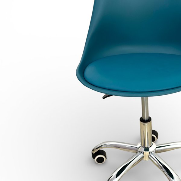 74 cadeira secretaria com base giratoria estofada icaro