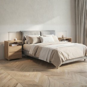 02 conjunto 2 mesas de cabeceira reversiveis campeche