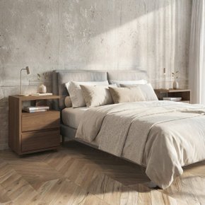 04 conjunto 2 mesas de cabeceira reversiveis campeche