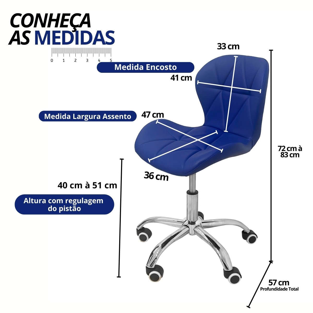 Medidas da cadeira (desktop)