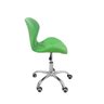 16 cadeira escritorio slim vegas base giratoria estofada cinza