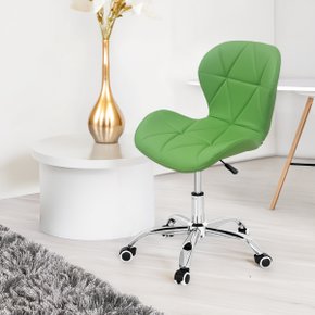 17 cadeira escritorio slim vegas base giratoria estofada cinza