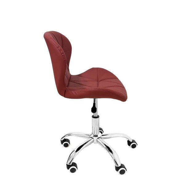 23 cadeira escritorio slim vegas base giratoria estofada cinza