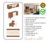 04 sala de estar completa rack painel buffet mesa centro e apoio elegance cedro off white