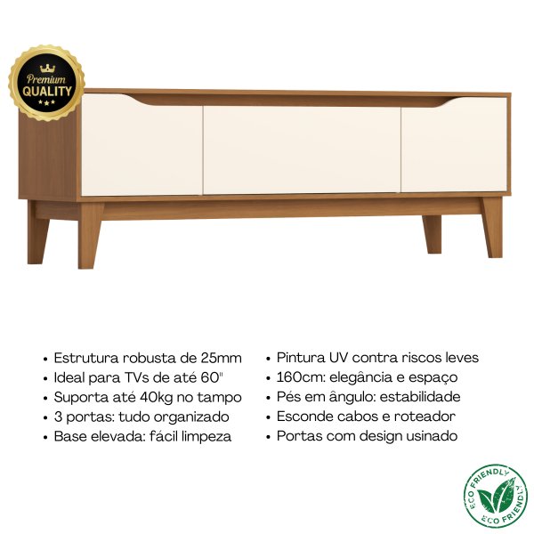 03 rack bancada buffet veneto 160cm