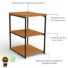 21 mesa de apoio industrial com 3 prateleiras