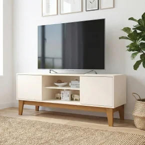 01 rack bancada buffet 140cm alure off white cinamomo