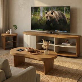 01 sala de estar com 2 mesas e rack tv 75 magnum cinamomo off white