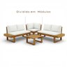 03 conjunto sofa modular de canto madeira macica tecido acquablock helma