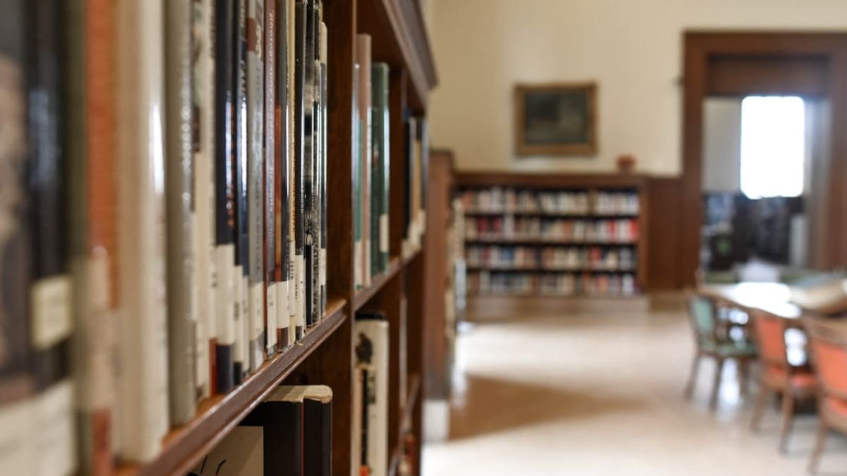 estante de livros