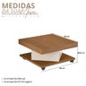 10 mesa de centro saara cinamomo off white