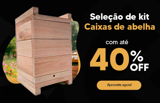 selecao de kit caixas de abelha